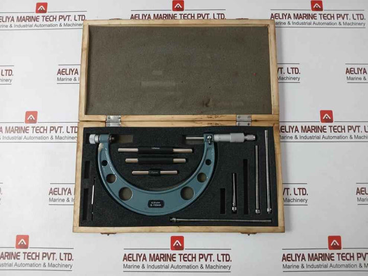 0-150 X 0.01Mm Micrometer With Adjustable Anvils Set 0 To 45