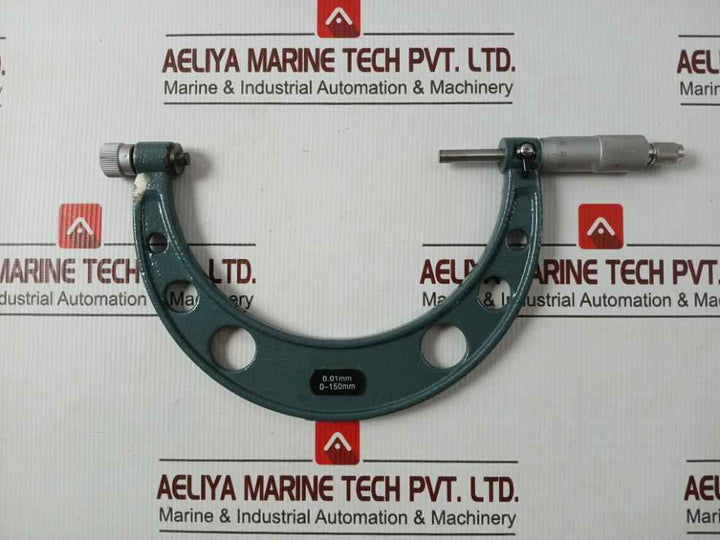 0-150 X 0.01Mm Micrometer With Adjustable Anvils Set 0 To 45