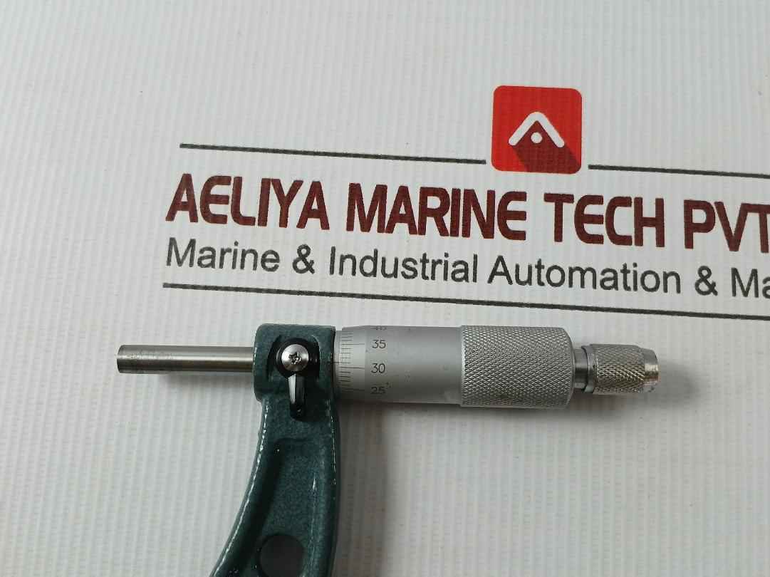 0-150 X 0.01Mm Micrometer With Adjustable Anvils Set 0 To 45