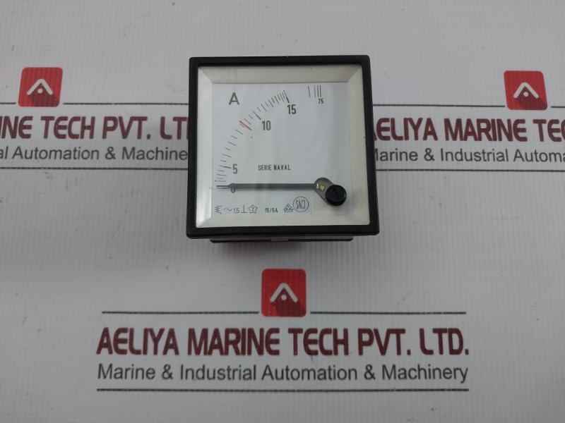 0-15/75 A Analog Panel Ammeter Saci
