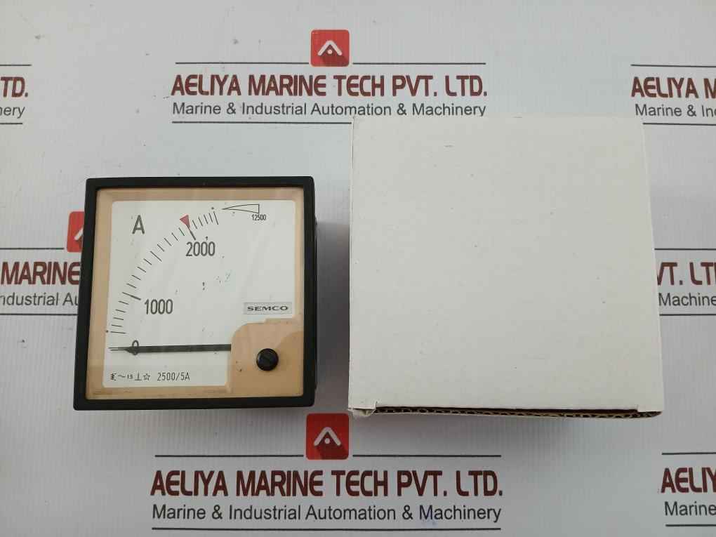 0-2500/12500 A Ammeter Semco