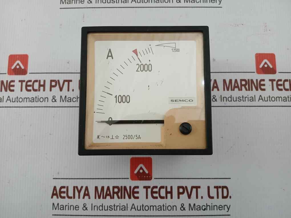 0-2500/12500 A Ammeter Semco