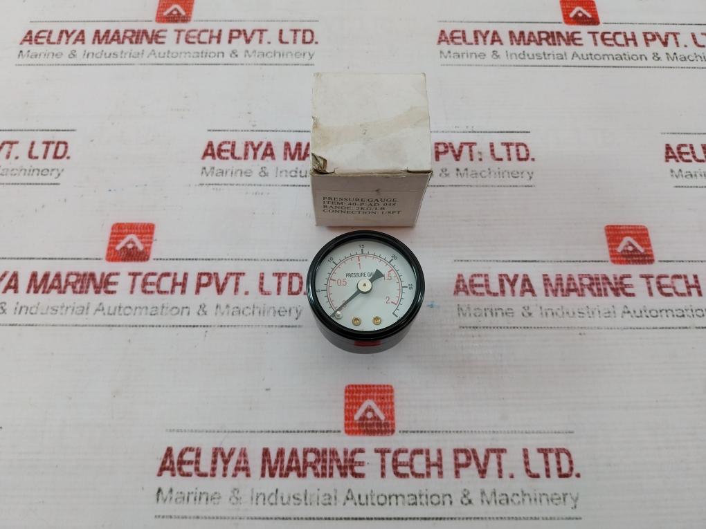 0-2 Kg/cm2 Pressure Gauge 40-p-ad 048 0-30 Lb/in2