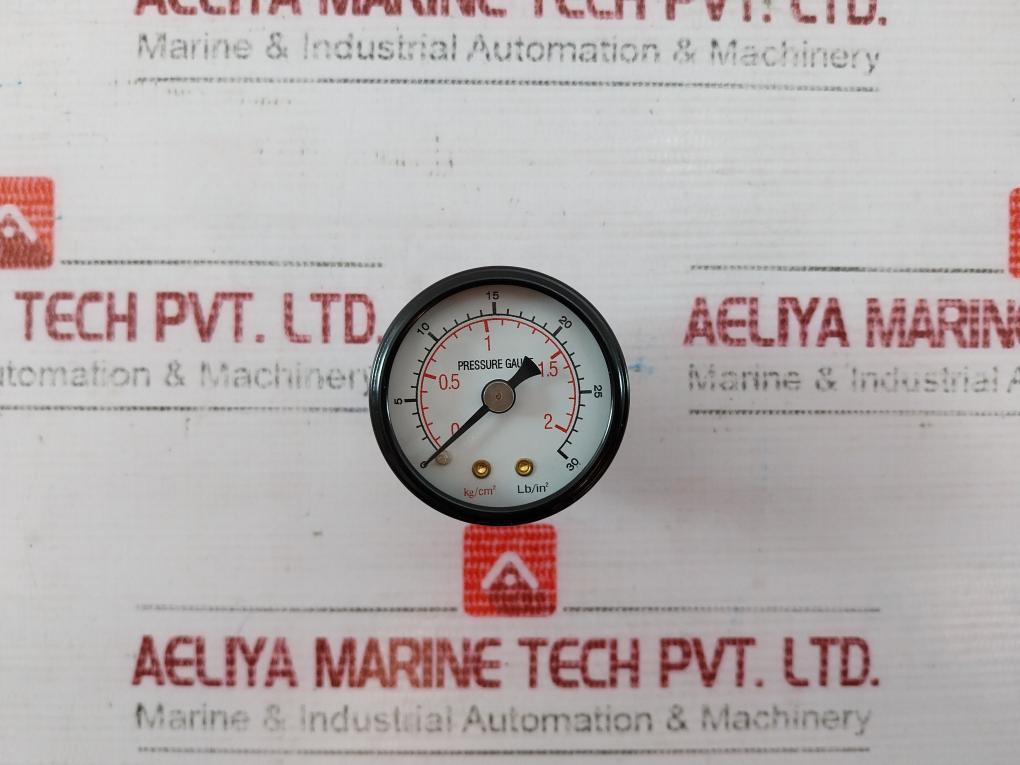 0-2 Kg/cm2 Pressure Gauge 40-p-ad 048 0-30 Lb/in2