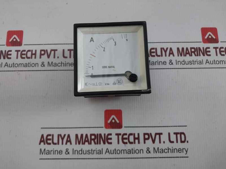 0-3/15 A Analog Ammeter Saci