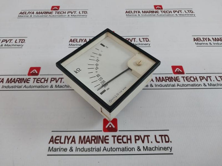0-380∞KΩ Bv 1550 Analog Panel Meter