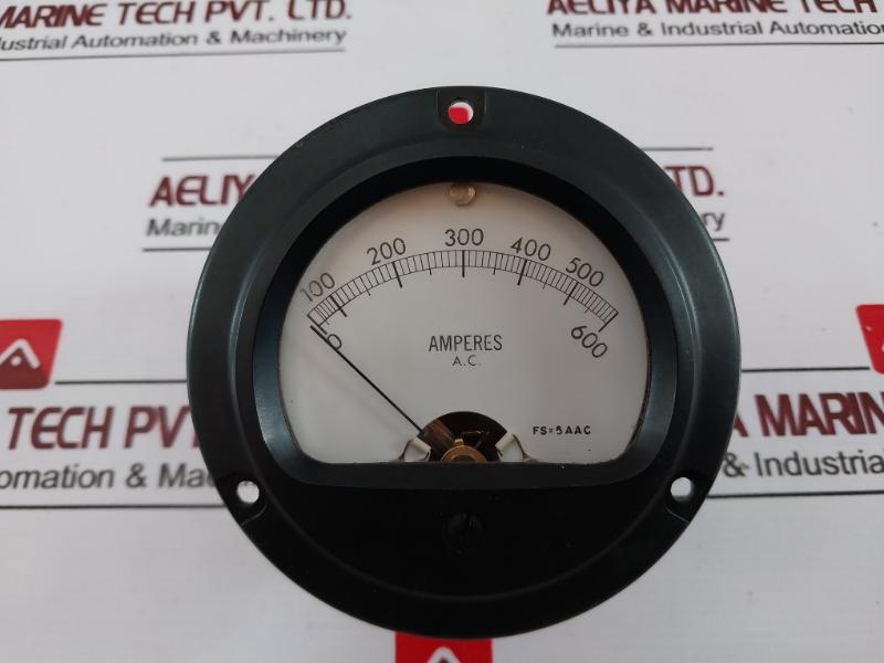 0-600 Amperes Ac Ammeter Fs=5aac 29/b280a 21