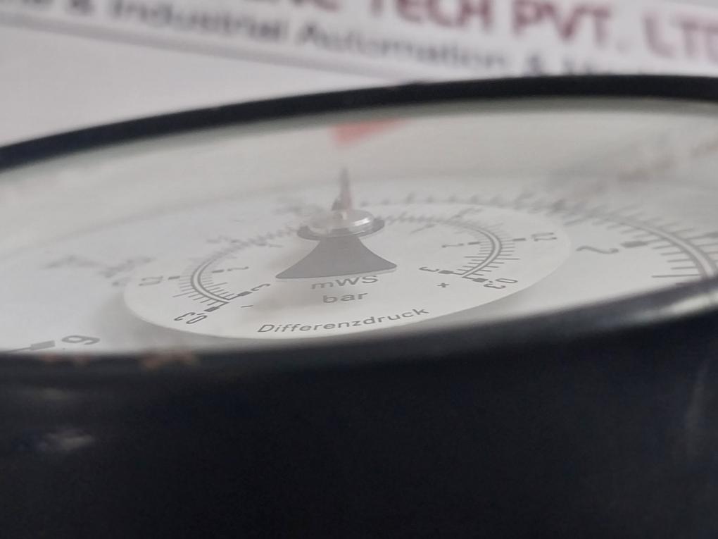 0-6 Mws Pressure Gauge 0-0.6 Bar