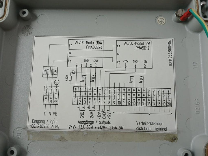 00.14963.924120 Lambrecht Power Supply Distributor Module 100-240Vac 50-60Hz