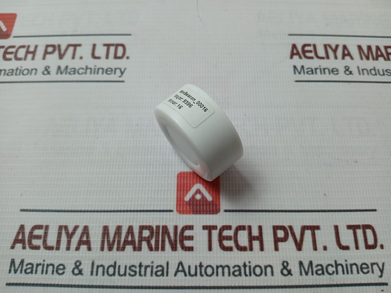 00016 Round Shape White Case Mini Beacon Unit