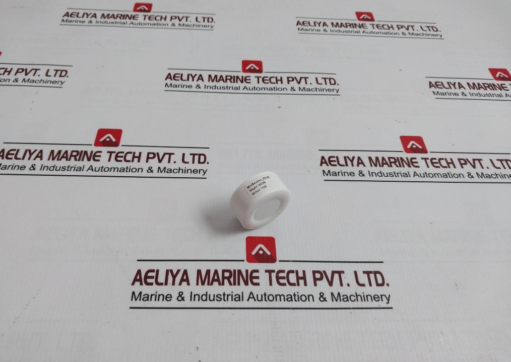 00108 Round Shape White Case Mini Beacon Unit