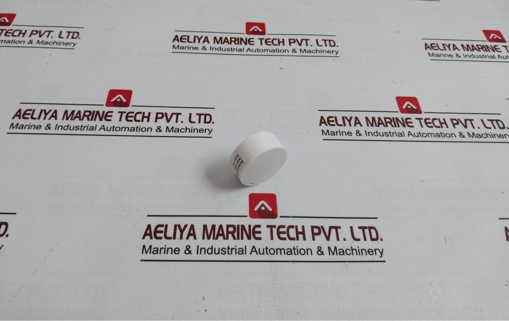 00108 Round Shape White Case Mini Beacon Unit