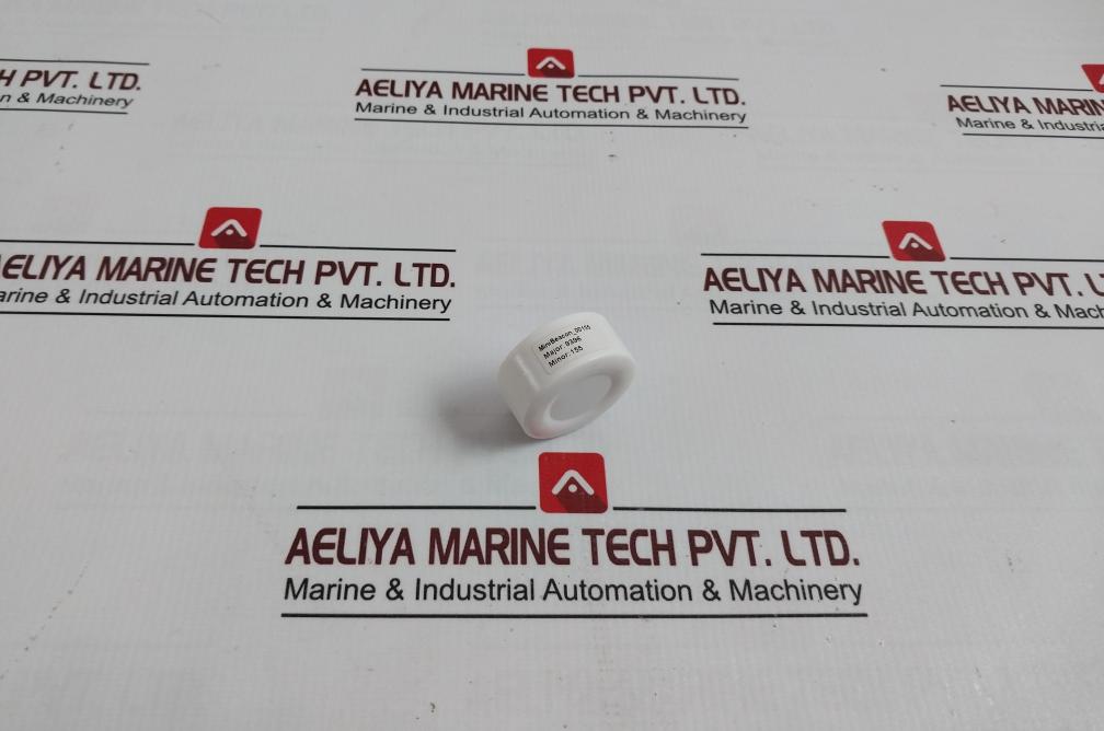 00155 Round Shape White Case Mini Beacon Unit