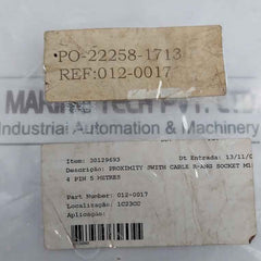012-0017 Proximity Switch Cable Socket M12 4Pin 5M Fur 4X0 34Mm2
