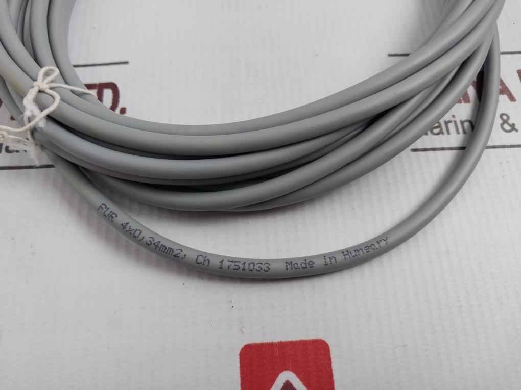 012-0017 Proximity Switch Cable Socket M12 4Pin 5M Fur 4X0 34Mm2