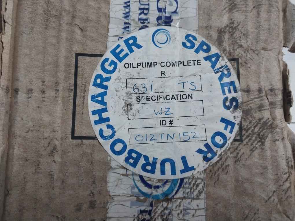 012Tn152 Complete Spare For Turbocharger Oil Pump