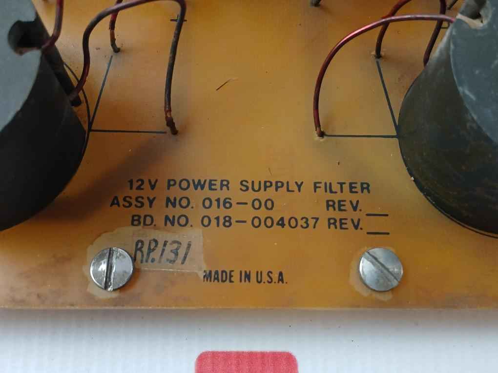 018-004037 Power Supply Filter 12V