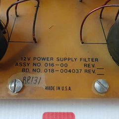 018-004037 Power Supply Filter 12V