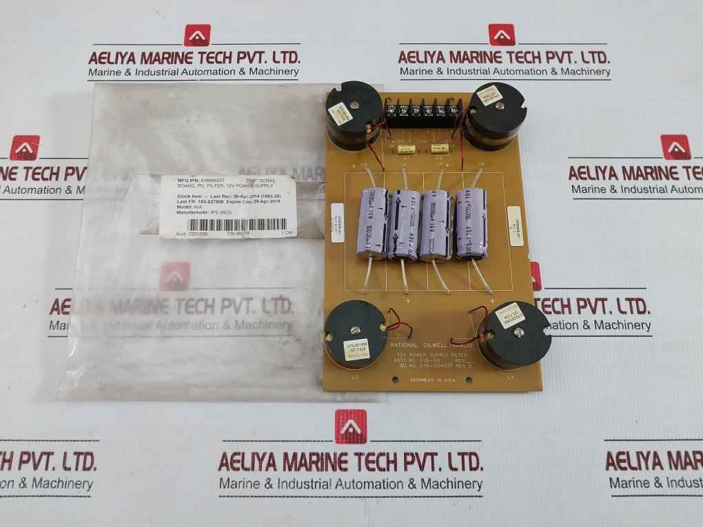 018-004037 Power Supply Filter Circuit Board National Oilwell Varco