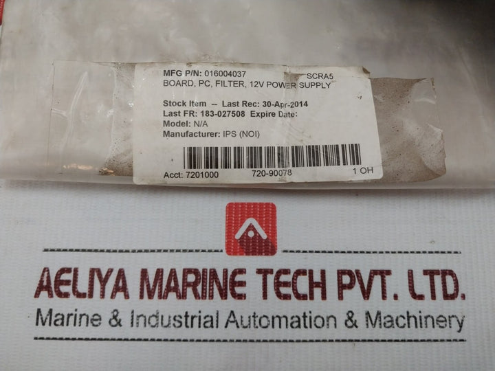 018-004037 Power Supply Filter Circuit Board National Oilwell Varco