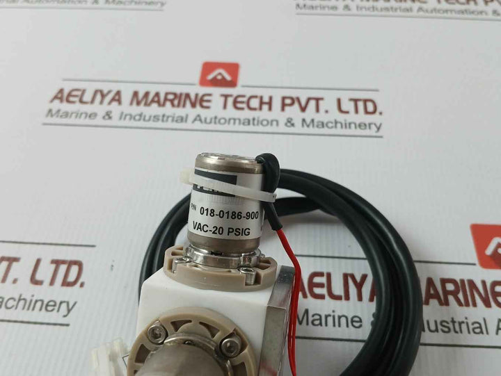 018-0186-900 4-way Nc Membrane Valve Vac-20 Psig 1-meter Parker