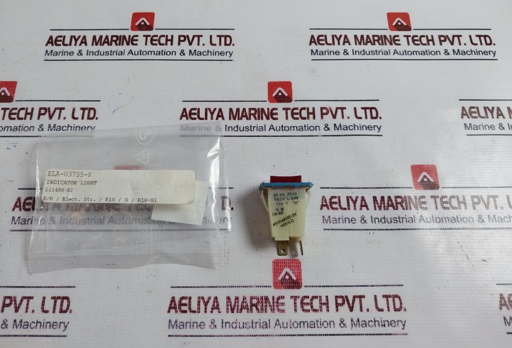 01 86 2010 Pilot/Indicator Light ELA-03755-8 250V-1/4 W
