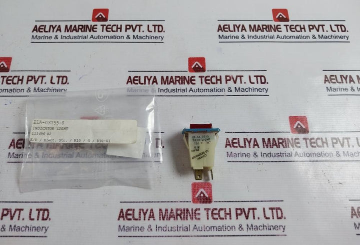 01 86 2010 Pilot/Indicator Light ELA-03755-8 250V-1/4 W