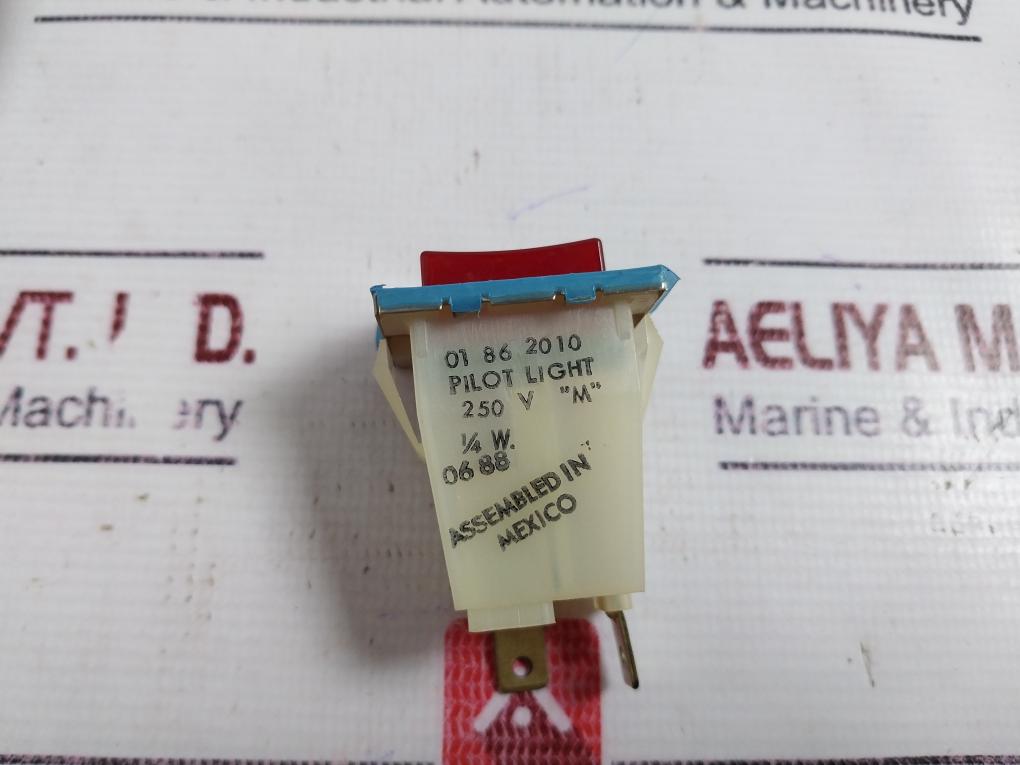 01 86 2010 Pilot/Indicator Light ELA-03755-8 250V-1/4 W