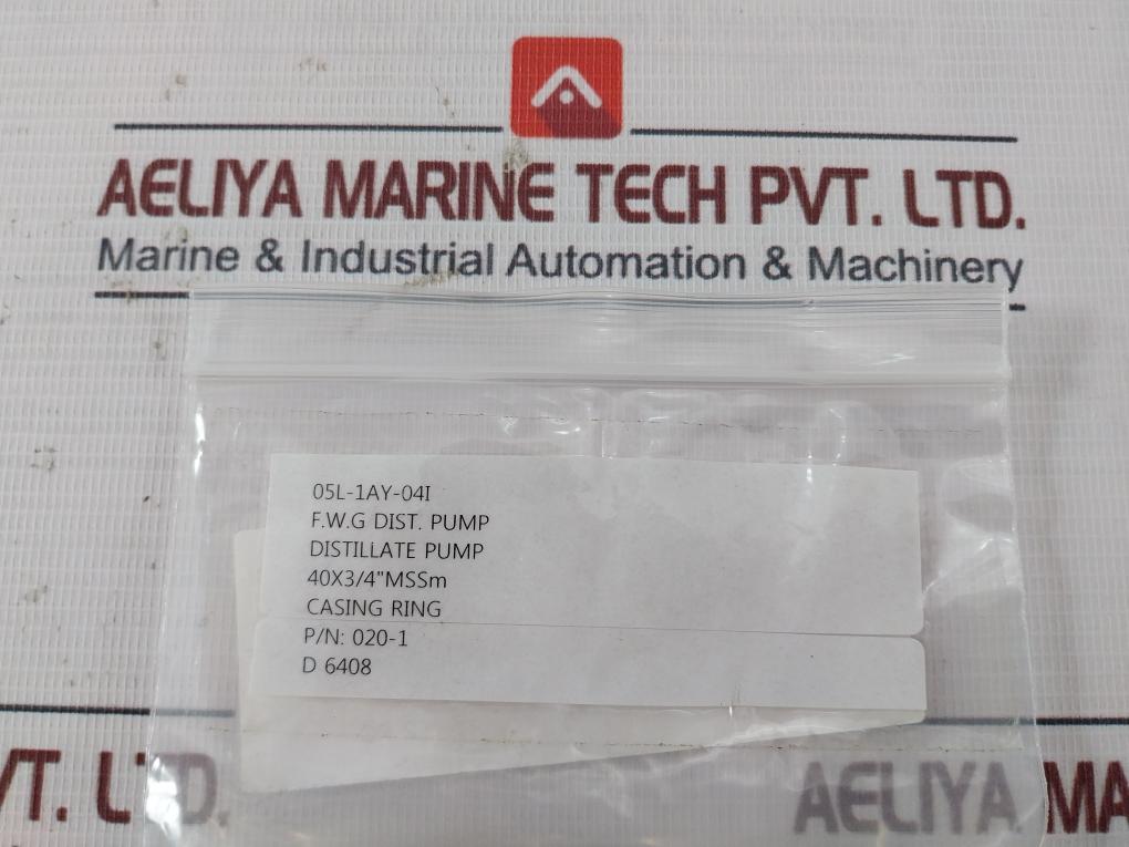 020-1 Casing Ring F.W.G Distillate Pump 05L-1Ay-04I Di230502012A