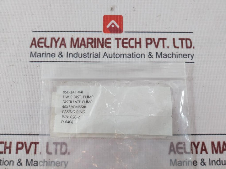 020-2 Casing Ring F.W.G Distillate Pump Di230502012A 05L-1Ay-04I