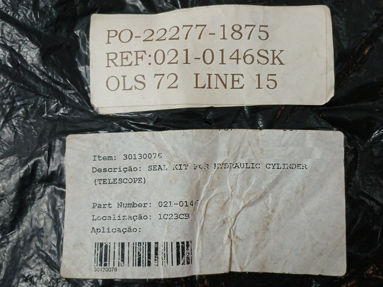 021-0146Sk Seal Kit For Hydraulic Cylinder 100X75X22.4