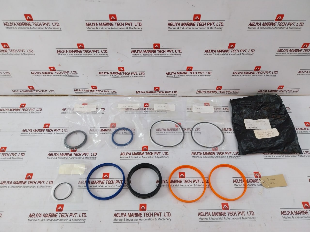 021-0214Sk Seal Kit For Hydraulic Cylinder 30130071 125 X 100 X 25.4 Mm