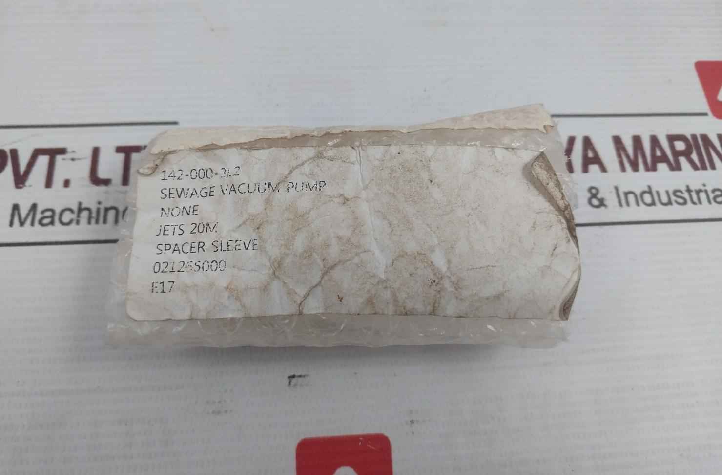 021255000 Spacer Sleeve For Sewage Vacuum Pump Jets 20M