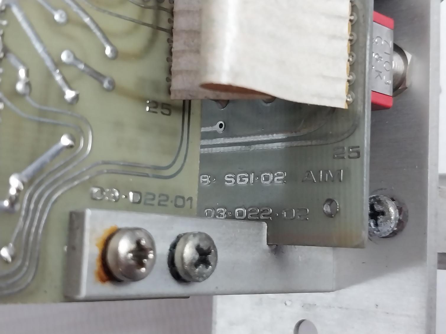 03.022.01 Sci.01 Control Panel Printed Circuit Board Sgi-02 03.022.02