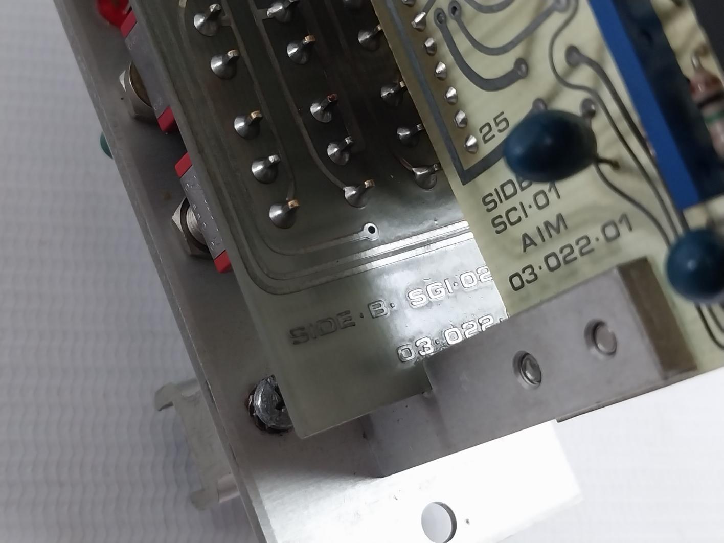 03.022.01 Sci.01 Control Panel Printed Circuit Board Sgi-02 03.022.02