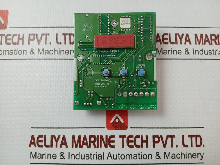 0300554 Pump Control Pcb Board Revision C Knight