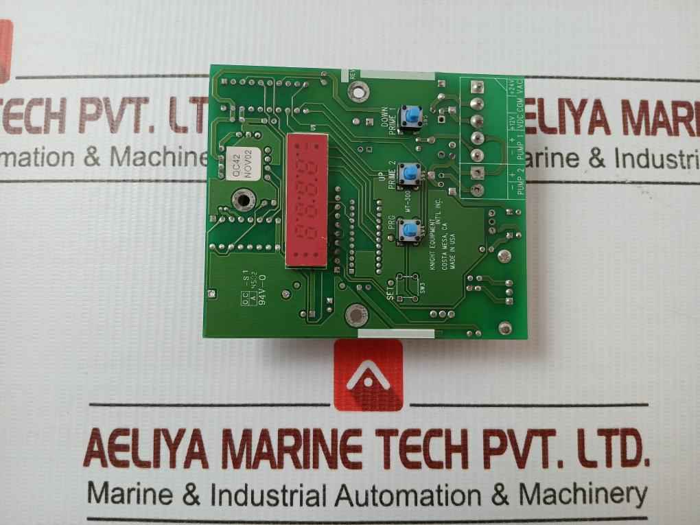0300554 Pump Control Pcb Board Revision C Knight