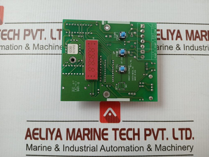 0300554 Pump Control Pcb Board Revision C Knight
