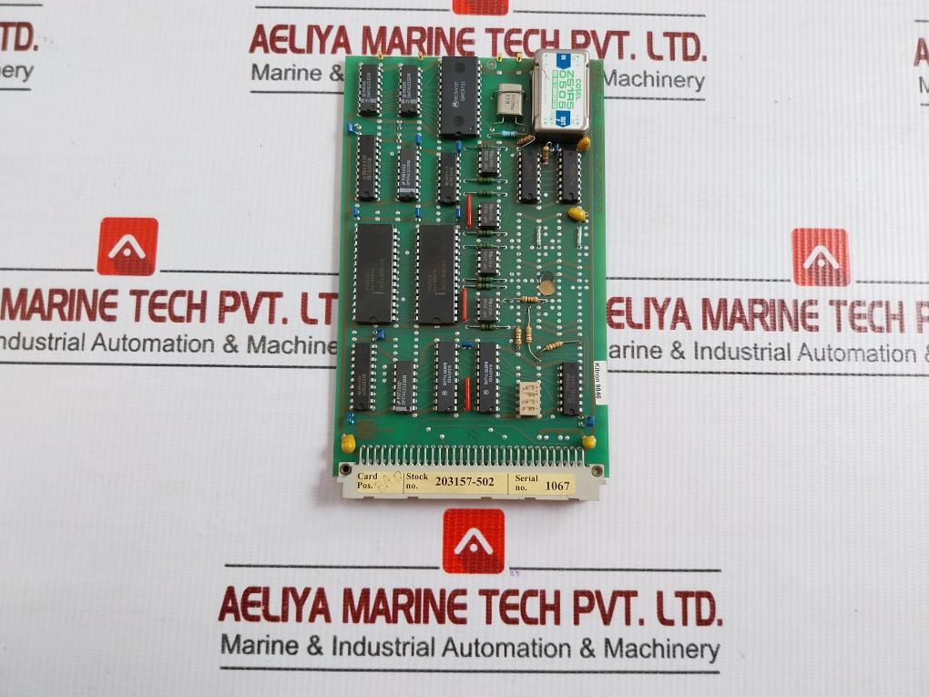 03157 B Dual Serial I/O Alarm Pcb Card Moland