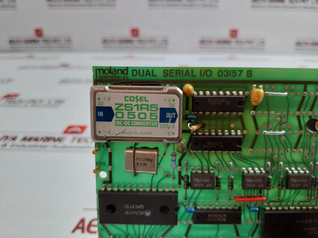 03157 B Dual Serial I/O Alarm Pcb Card Moland