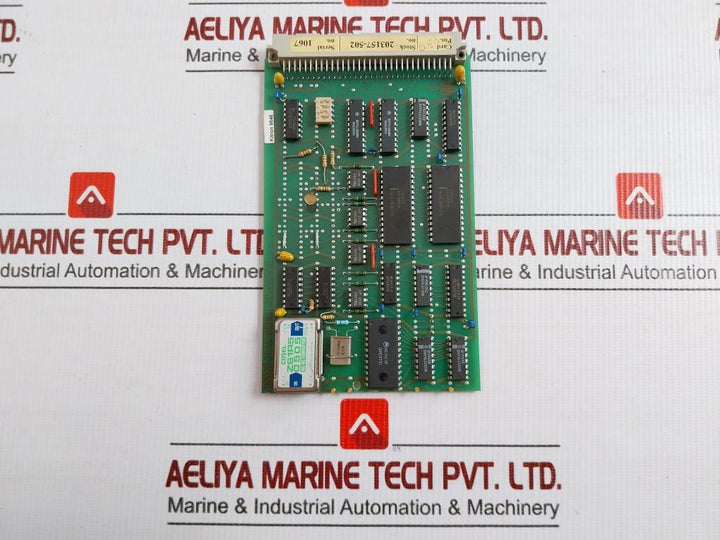 03157 B Dual Serial I/O Alarm Pcb Card Moland