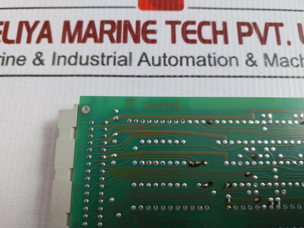 03157 B Dual Serial I/O Alarm Pcb Card Moland