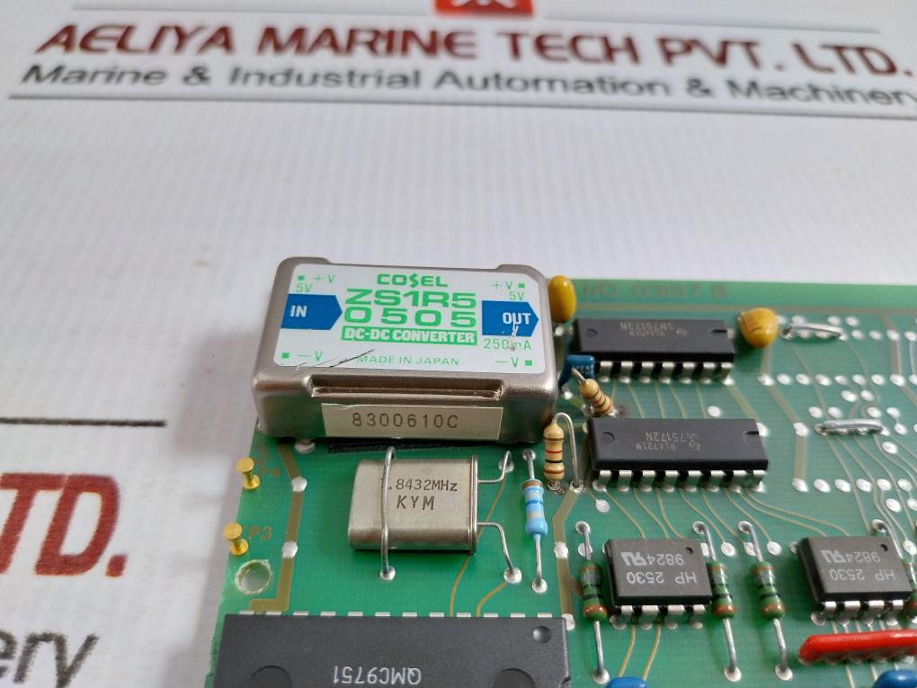 03157 B Dual Serial I/O Alarm Pcb Card Moland