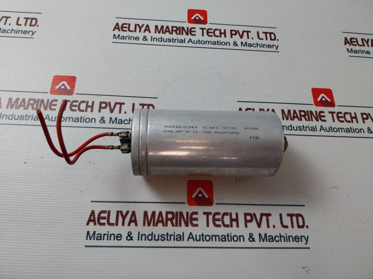 06H639H Capacitor 50Hz 440Vac 82.2Mfd -0+10%