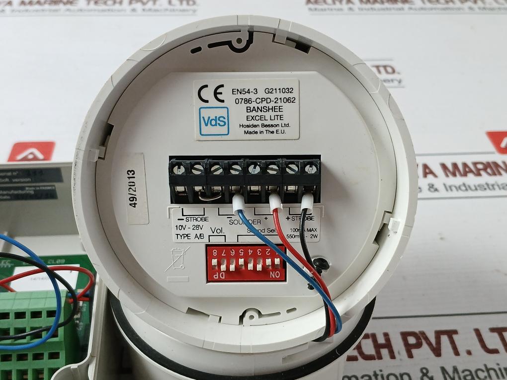 0786-cpd-21062 Hosiden Besson Fire Alarm Sounder Assy 10V-28V