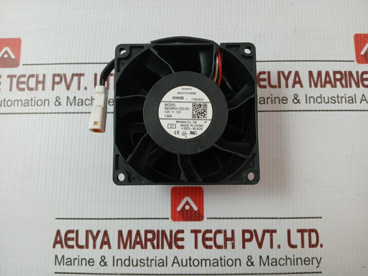08038Ra-12Q-gu Dc Brushless Fan 12V Dc 1.60A 19.2W Nmb