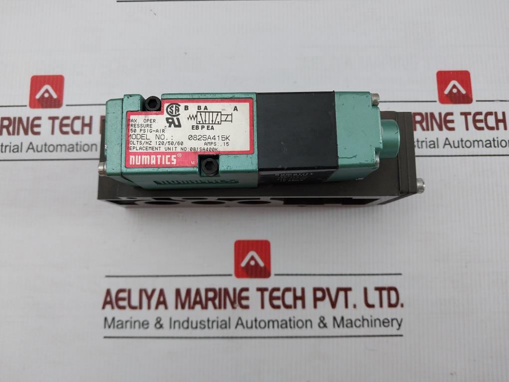 082Sa415K Numatics Solenoid Valve 150 Psig Air