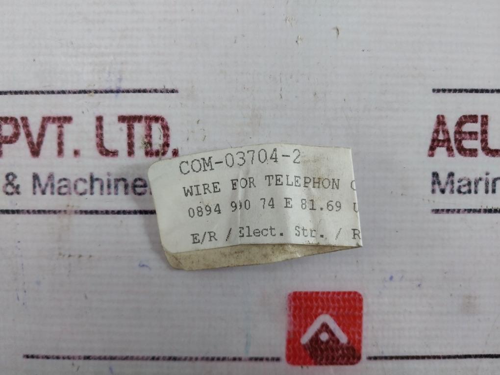 0894 990 74 E 81.69 U 39A Wire for Telephone Cabin Tone