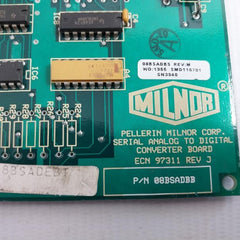 08Bsadebt Milnor Serial Analog To Digital Converter Board