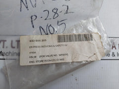 08 Stem For Er Press Reducing &amp; Safety Valve W08